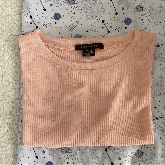 Suzy Shier Light Pink Top - Picture 4 of 4